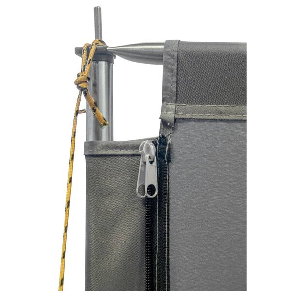 Bo-Camp Parawan Ellen, 150x140 cm, szaro-antracytowy, 2-elementowy