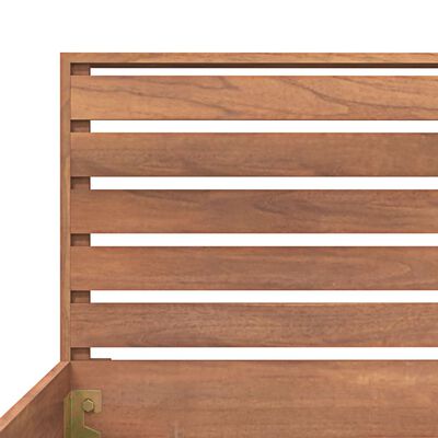 vidaXL Rama łóżka z litego drewna tekowego, 120 x 200 cm