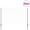 vidaXL Ogrodzenie z słupkiem Szary 1,5 x 25 m Stal