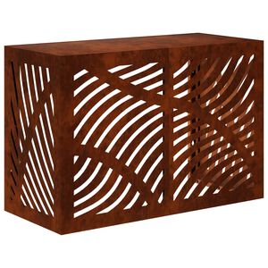 vidaXL Pokrywa do klimatyzatora Rdzawy 90 x 40 x 60 cm