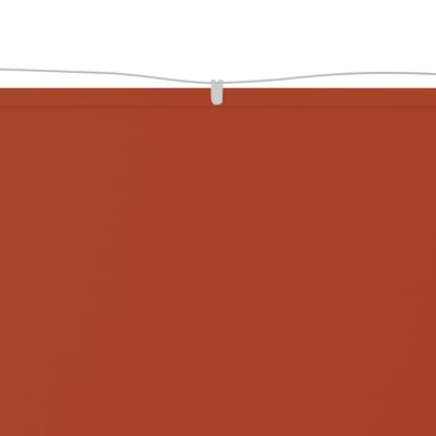 vidaXL Markiza pionowa, terakota, 100x1200 cm, tkanina Oxford