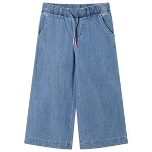 Spodnie dziecięce, niebieski denim, 92