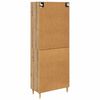 vidaXL Highboard z szufladą Dąb rzemieślniczy 69,5 x 34 x 180 cm