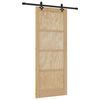 vidaXL Drzwi przesuwne ORKDAL 86 x 211 cm Lite drewno sosnowe