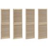 vidaXL Drzwi do szafki z drzwiami 4 pcs Naturalny 170 x 2,1 x 59,5 cm