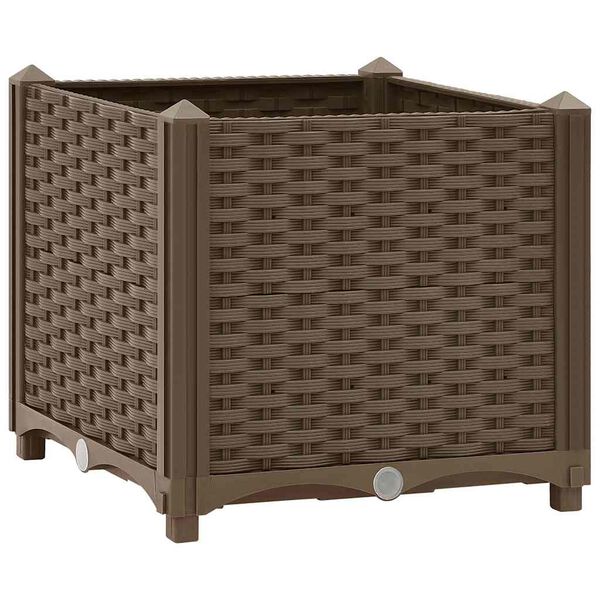 vidaXL Donica do podniesionej rabaty, 40x40x38 cm, polipropylen