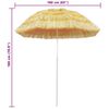 vidaXL Parasol plażowy w stylu hawajskim, naturalny, 180 cm