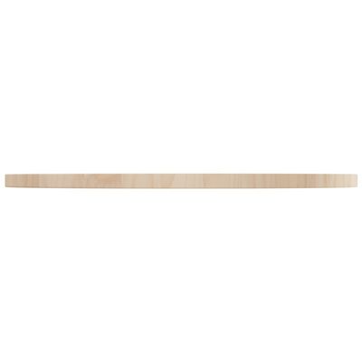 vidaXL Blat stołu, Ø70x2,5 cm, lite drewno sosnowe