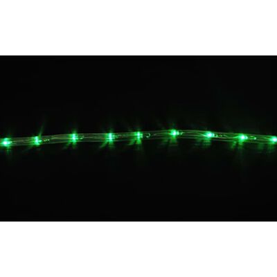 Wodoodporny wąż 216 LED zielony