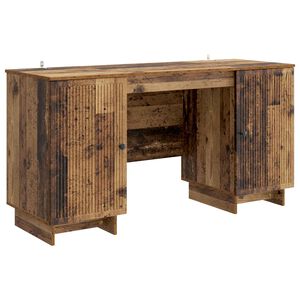 vidaXL Biurko Stare drewno Drewno inżynieryjne 142,5 x 50 x 75 cm