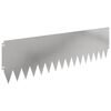 vidaXL Krawężnik do trawnika 20 szt. 103 x 30 cm Stal srebrny