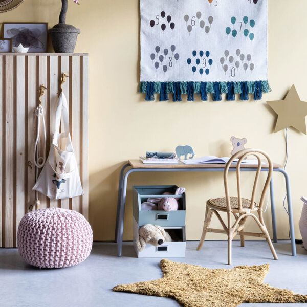 KidsDepot Puf Bundy, 40x32 cm, bawełniany, r&oacute;żowy