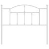 vidaXL Metalowe wezgłowie, białe, 107 cm