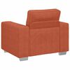 vidaXL Sofa Fotel Czerwony Pomarańczowy 100x77x82 cm Tkanina Kordowa