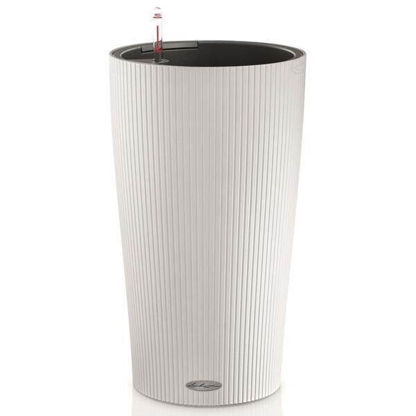 LECHUZA Donica Cilindro Color 32 ALL-IN-ONE, biała, 13950