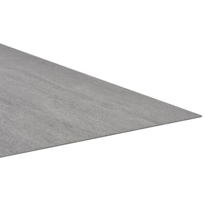 vidaXL Samoprzylepne panele podłogowe, PVC, 5,11 m², szare, punktowane