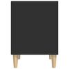 vidaXL Szafki nocne, 2 szt., czarne, 40 x 35 x 50 cm