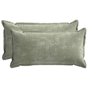 vidaXL Poszewka na poduszkę 2 pcs HOUTEN zielony 40 x 80 cm
