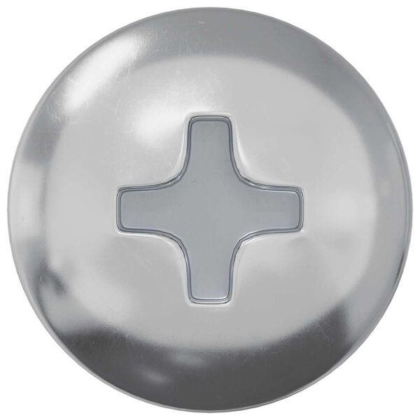 vidaXL Wkręt Drewniany 12 pcs Srebrny 9,8 x 53 mm Stal