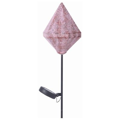 Luxform Ogrodowa lampa solarna Oriental Tyana LED na słupku, różowa