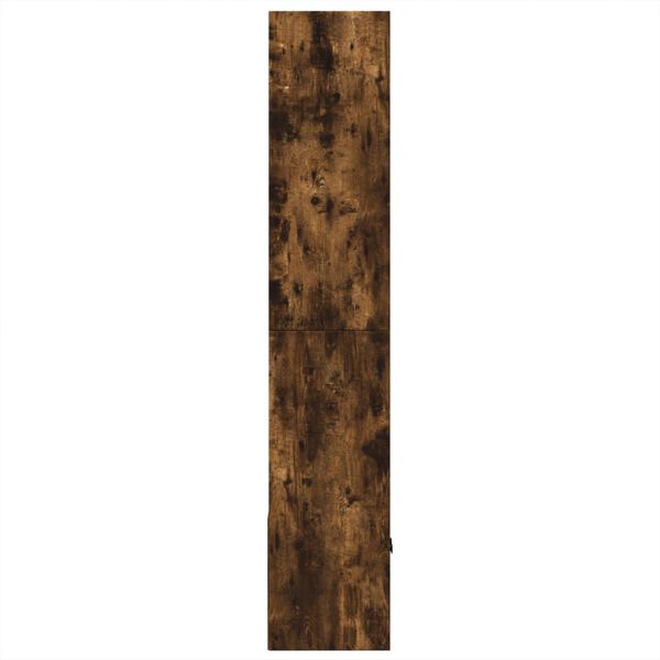 vidaXL Regał, przydymiony dąb, 70x36x189 cm, materiał drewnopochodny