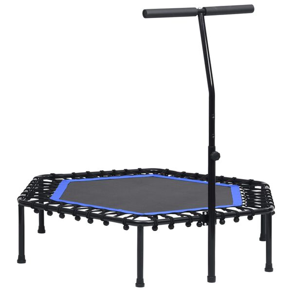 vidaXL Trampolina fitness z uchwytem, 122 cm