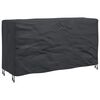 vidaXL Pokrowiec na meble Gładki Czarny 180 x 70 x 90 cm 210D