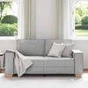 vidaXL Sofa 2-osobowa Cloud Grey 180x78x84 cm Tkanina