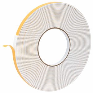 vidaXL Taśma samoprzylepna z pianki Biały 10mm x 10m Pianka CR