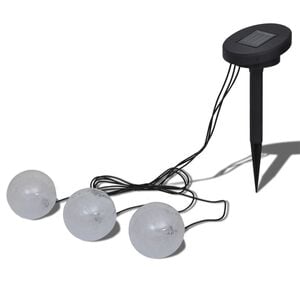 vidaXL Pływające lampy solarne LED do stawu, 3 sztuki