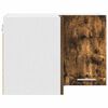 vidaXL Szafka wisząca Wędzony dąb i biały 57 x 57 x 40 cm