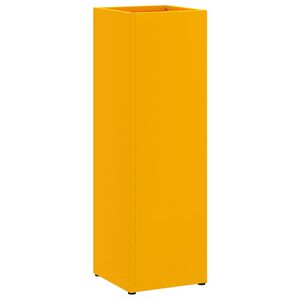 vidaXL Stojak na Parasol Deszczowy Musztardowy 15,5 x 15,5 x 49 cm