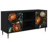 vidaXL Szafka pod telewizor LOCHEM 102 x 33 x 51 cm Czarny dąb