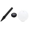 vidaXL Lampy solarne do ogrodu, 8 szt., LED, kuliste, 15 cm, RGB