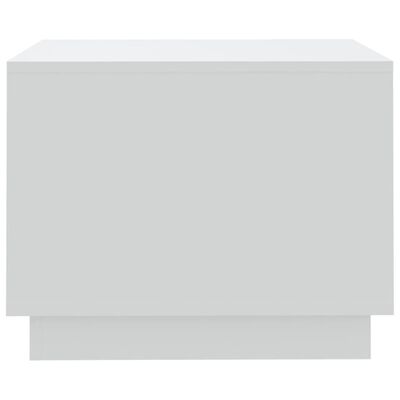 vidaXL Stolik kawowy, biały, 55x55x43 cm, płyta wiórowa