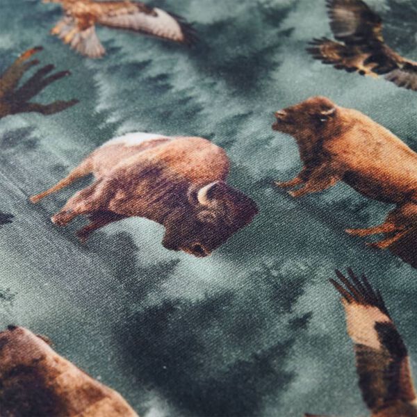 Bluza dziecięca, ciemnozielona, 128