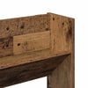 vidaXL Szafka na buty z p&oacute;łką 2 pcs Stare drewno 85 x 18 x 90 cm