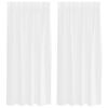 vidaXL Firany Voile 2 szt. Biały 175 x 140 cm Poliester