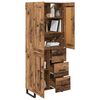vidaXL Highboard z szufladą Stare drewno 69,5 x 34 x 180 cm