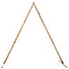 vidaXL Łuk Ślubny Jasny Brąz 202 x 95 x 254 cm Lite drewno sosnowe