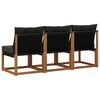 vidaXL 3 Sztuka Sofa środkowa na zewnątrz