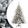 vidaXL Sztuczna choinka z bombką 120 cm 150 LED Ciepła biel