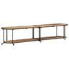 vidaXL Szafka pod TV, 200x42x40 cm, lite surowe drewno mango