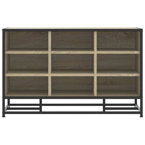 vidaXL Ławka z miejscem na buty, dąb sonoma, 84x40x53,5 cm