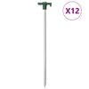vidaXL Śledzie do namiotu, 12 szt., 25 cm, 7 mm, stal i PP