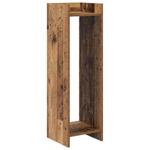 vidaXL Stojak na rośliny Stare drewno 30 x 30 x 100 cm