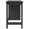 vidaXL Biurko Szary 112 x 50 x 75 cm Lite drewno sosnowe