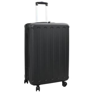 vidaXL Walizka Z blokadą Czarny 50 x 30 x 76 cm Plastik ABS