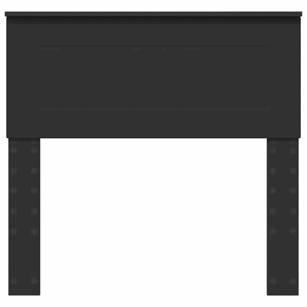 vidaXL Zagłówek Z zagłówkiem Czarny Dąb 75 cm Materiał drewnopochodny