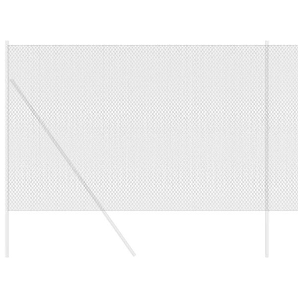 vidaXL Ogrodzenie heksagonalne Szary 1,6 x 100 m PVC